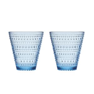 iittala Verres Kastehelmi 30 cl, lot de 2 aqua