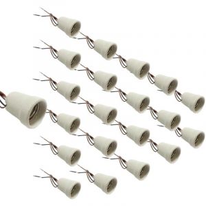 Silamp Douille E27 (Pack de 20) - Blanc