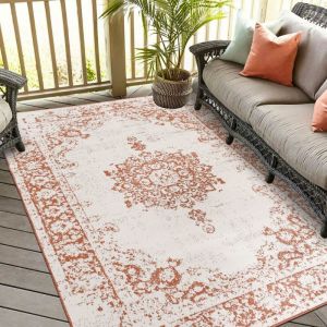 Tapis extérieur marron 200x290