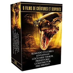 Coffret 6 films de créatures et serpents