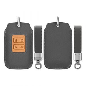 Kwmobile Accessoire Clef de Voiture Compatible avec Renault Smart Key 4-Bouton