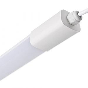 Image de TECHBREY Réglette LED 18W Batten 60cm IP65 25x38x600 mm Blanc Chaud 2700K - 3200K 120º