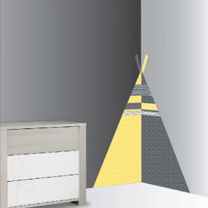 Sauthon Stickers Muraux Tipi Babyfan