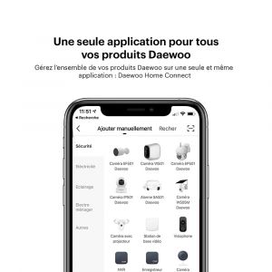 Daewoo Système D'alarme Connecté Wifi/gsm Bp3mp Avec Sirène Et Batterie Intégrées