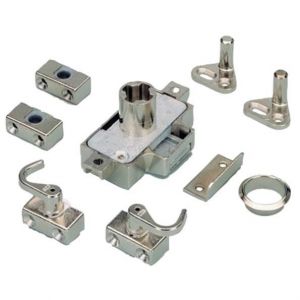 Hettich Kit serrure espagnolette PRESTIGE 2000 - Axe 25 mm - Canon 20 mm - Sans tringle - 9136129