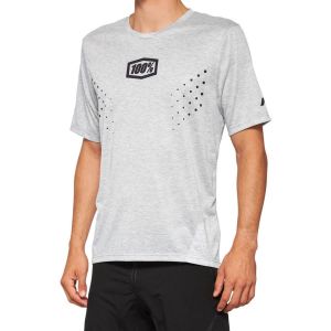 Image de 100% Maillot manches courtes 100 airmatic mesh gris s