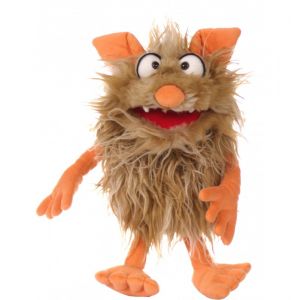 Image de Peluche marionnette Monstre rat marron Flausi - Living Puppets