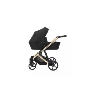 Poussette Arizo Premium 01 Black Cadre dor&eacute; siege auto