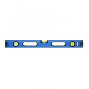 Högert Technik - Niveau à bulle 100 cm, dispose de 3 fioles : 0 ° / 45 ° / 90 °, niveau à bulle en aluminium, embouts amortissants, taille : 100 × 5,65 × 2,1 cm, HT4M010