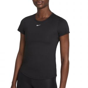 Image de Nike Maillot manches courtes dri fit one noir femme xs