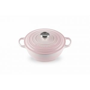 Le Creuset Marmite en fonte &eacute;maill&eacute;e 24 cm Shell Pink