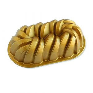 Nordic ware Moule à gâteau fantaisie a cake Torsade Gold