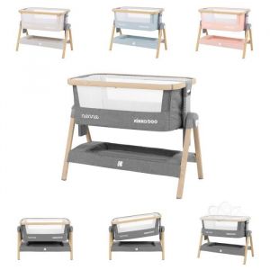 Kikka Boo Lit bébé en bois Gris foncé Melange