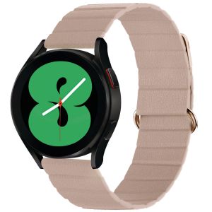 IMoshion Bracelet en cuir magnétique - Connexion universelle de 20 mm - Beige