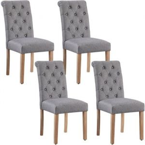 Lot de 2 Chaises de Salle à Manger pour Bureau Cuisine Bar Réunion Hôtel