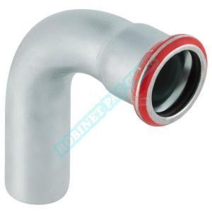 Geberit Coude 90° acier carbone avec extrémité à emboiter, mâle/femelle D22mm Réf 20304