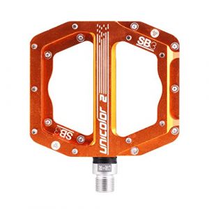 SB3 Paire de pedales plates unicolor 2 orange