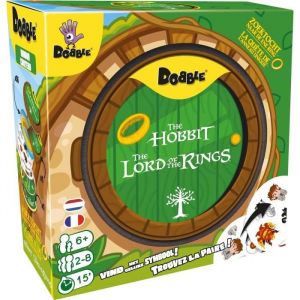 Asmodée DOBBLE Le Seigneur des Anneaux - Jeu de de Carte - Jeu de Société Rapide et Amusant pour Toute la Famille, 2-8 Joueurs, A partir de 6 Ans - Version Française/Néerlandaise
