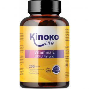 Kinoko Life Vitamina E 500IU Natural 200caps