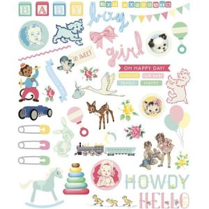 Creotime Die cuts - Bébé - 96 pcs