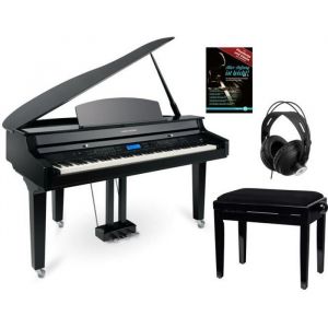 Classic Cantabile GP-A 810 piano à queue numérique noir brillant set