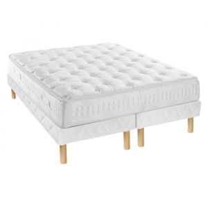 Ensemble Sommier + Matelas ressorts ensac s et m&eacute;moire de forme ASTRIA Art Collection de DREAMEA 180x200 cm
