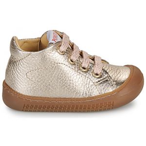 Pom d'Api Bottines enfant YAKA WALK Doré - Taille 18,19,20,21,22,23