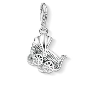 Image de Thomas Sabo Pendentif Charm ´´vintage poussette´´ argenté 1693-637-21