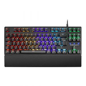 Mars Gaming MKTKL, Clavier Gaming H-Mech, Switch Rouge, Antighosting, Espagnol