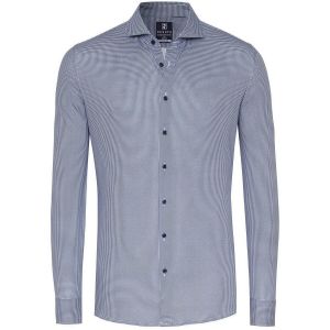 Desoto Essential Chemise Hai Piqué Pied De Poule Bleu Bleu foncé taille 47