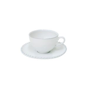 Tasse à thé et soucoupe Costa Nova Pearl (x6)