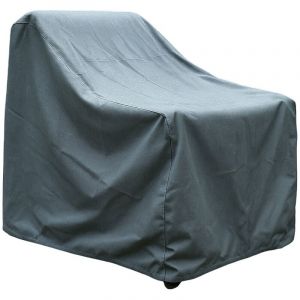 Housse protection fauteuil jardin 68x68x92 cm - polyester 600D &eacute;tanche
