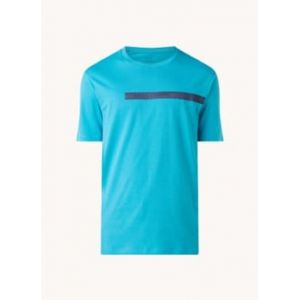 Armani Exchange Tshirt en biologique &agrave; manches courtes Bleus - Taille 3