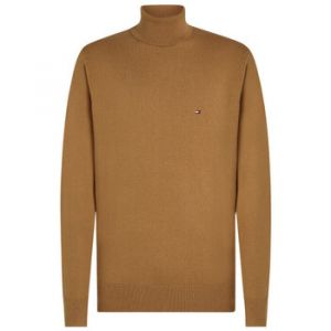 Tommy Hilfiger Homme Pull Cashmere Roll Neck Col Roulé, Beige (Safari Canvas), L
