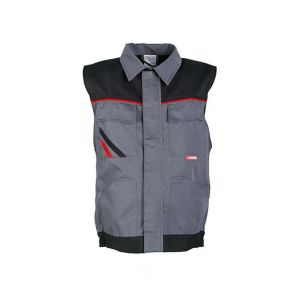 Planam 2362060 Highline Gilet Taille XXL Ardoise/Noir/Rouge