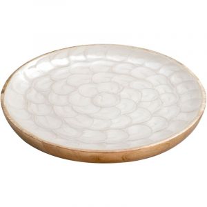 Signes Grimalt Bo&icirc;tes et plateaux pour petites assiettes Assiette Ronde Blanche - 3x23x23cm