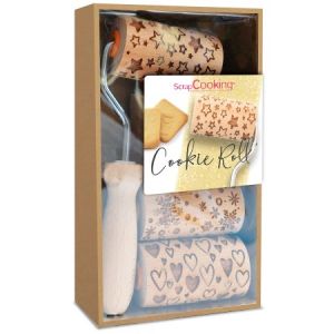 Image de Scrapcooking Mini rouleaux en bois à empreintes - 7 cm - 3 pcs