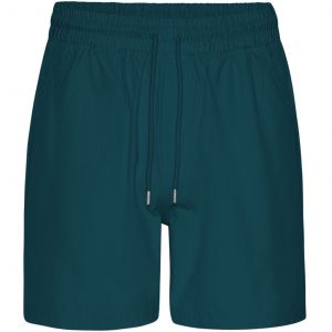 Short Colorful Standard Twill Ocean Green