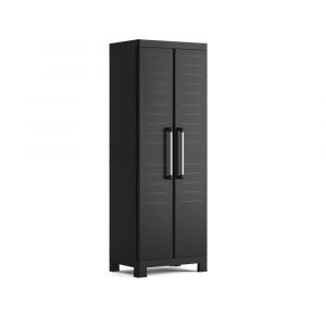 Keter Armoire de rangement haute Detroit Noir