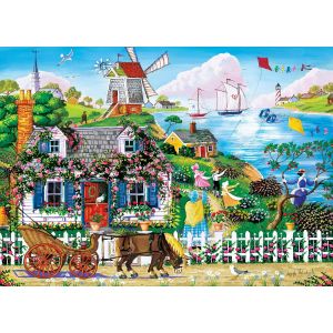 Master pieces Puzzle 1000 pièces : Hometown Gallery - Le chalet des roses