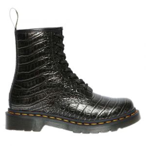 Dr. Martens Boots en cuir emboss&eacute; 1460 Noir - Taille 36;37;38;39;40;41;42
