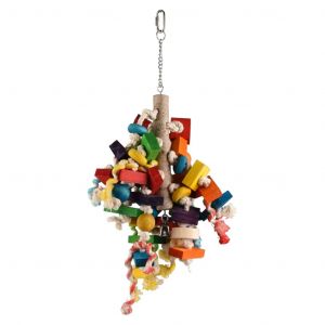 Flamingo Jouet d'oiseaux cintre arc-en-ciel Che Multicolore 50 cm