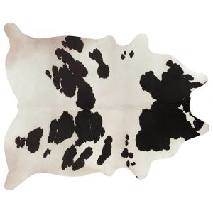 Oviala Tapis imitation peau de vache 155 x 190 cm