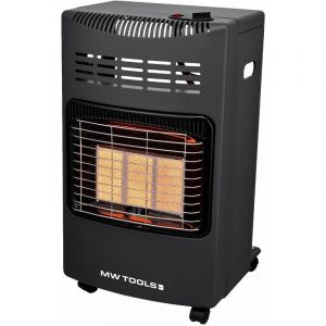 Chauffage d'appoint radiant infrarouge au gaz 4200 Watts mobile puissance r&eacute;glable MW Tools WG15I