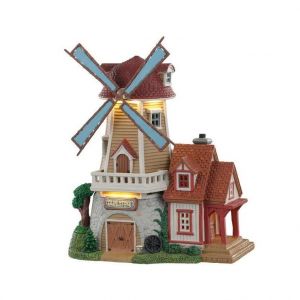 Lemax Moulin Olde Stone Porcelaine 27x20x14 cm Multicolore