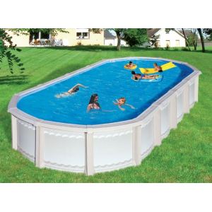 Image de Abak C7130 - Piscine Liberty Premium ovale hors sol en m&eacute;tal 770 x 400 x 132 cm