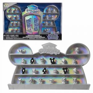Disney Doorables, Coffret Celebration 100, 20 Figurines et 1 pr&eacute;sentoir Collection Exclusif, pour Les Enfants &agrave; partir de 5 Ans, DRB18