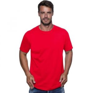 Tee Shirt Homme Jhk Rouge 100% Coton