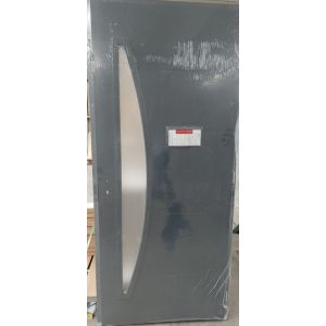 Porte d'entree acier vitree, LUNA gris anthracite RAL 7016, H,215xl,90 p, gauche Cotes Tableau