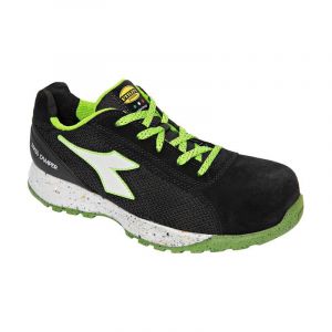 Diadora Chaussures de sécurité basses ecologiques GLOVE ECO MDS S1P SRC HRO Noir / Vert 36 - Noir / Vert